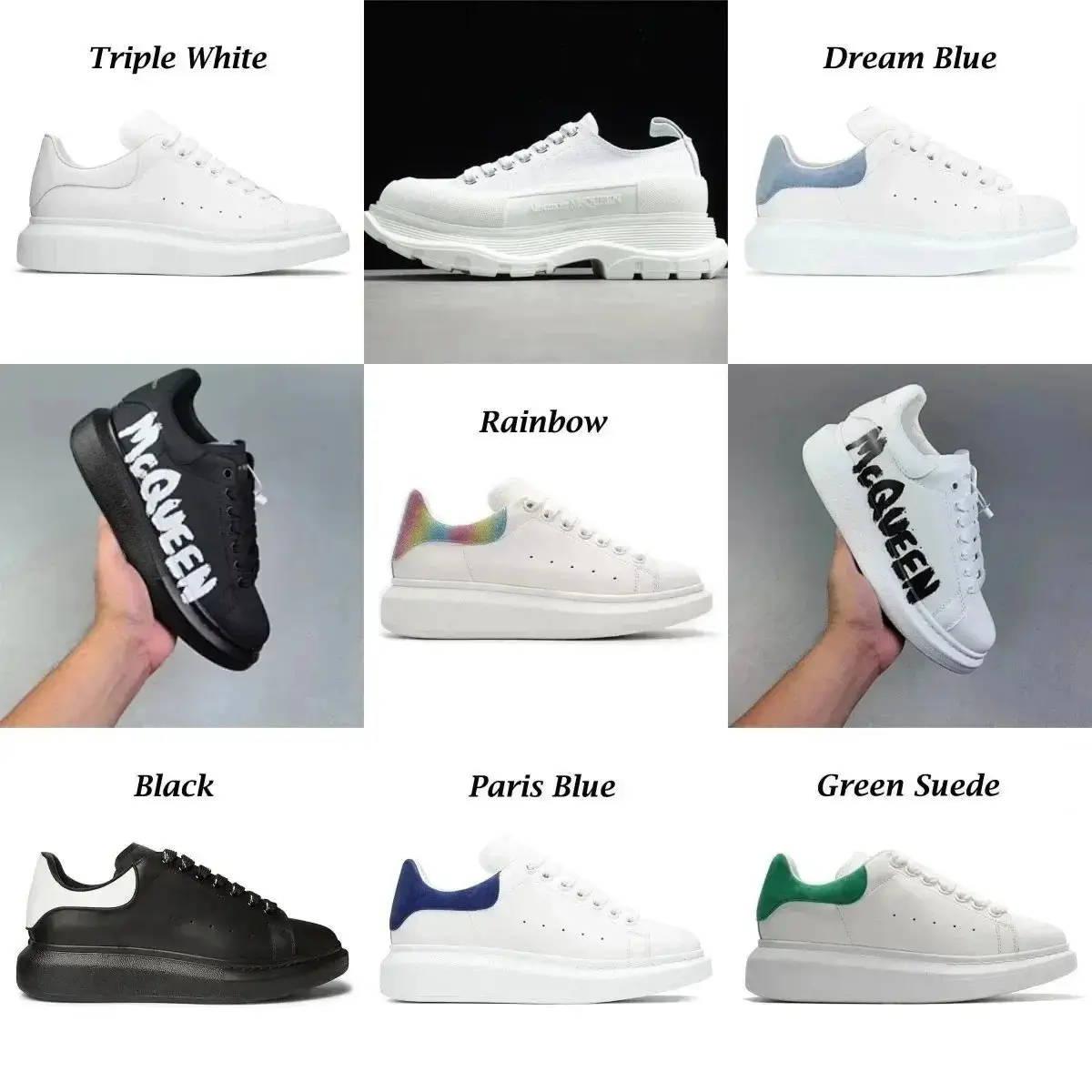 Alexander McQueen Oversized Sneakers [26 styles]