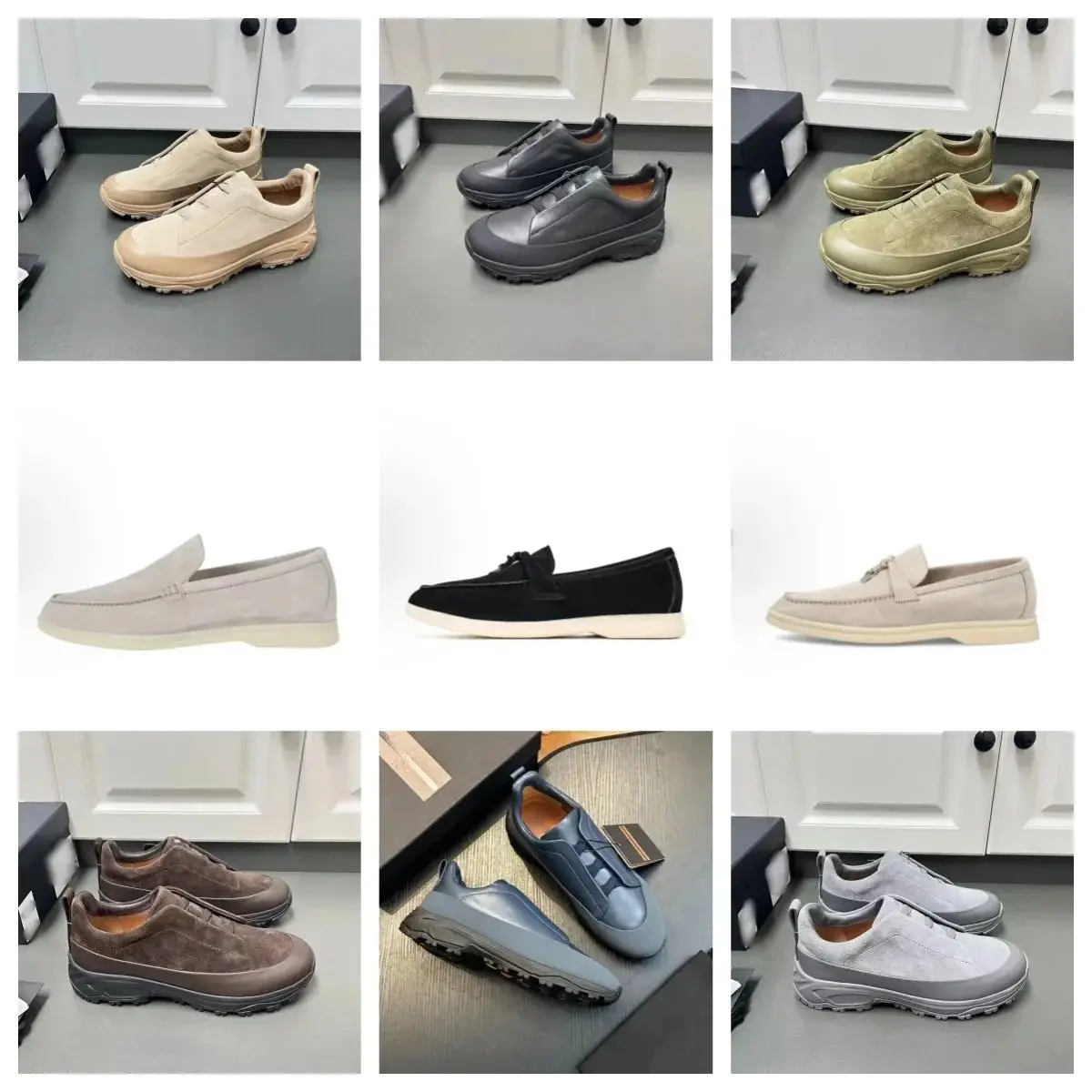 Loro plana loafers